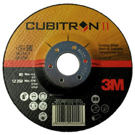 3M™ 9" X 1/4" X 7/8" Cubitron™ II 36 Grit Ceramic Type 27 Grinding Wheel (Qty1)