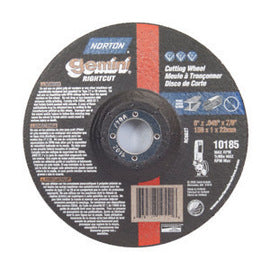 Norton® 6" X 0.045" X 5/8" - 11 Aluminum Oxide Gemini® Right Cut™ Type 27/42 Depressed Center Cut Off Wheel For Use With Right Angle Grinder On Steel And Stainless Steel