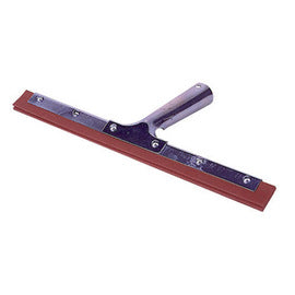 Weiler® 6" Red Rubber Window Squeegee With Rust-Proof Handle Socket And Frame (Handle Sold Separately)
