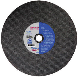United Abrasives 14" X 3/32" X 1" Saitech Steel Worker® Ceramic Type 1 Chop Saw Wheel (Quantity 10)