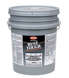 Krylon® Products Group 5 Gallon Yellow Industrial Coatings™ Rust Tough® Water-Based Interior/Exterior Acrylic Alkyd Enamel Paint