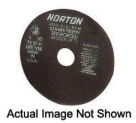 Norton® 8" X .0600" X 1/2" 60 Grit A60-08NA2 Aluminum Oxide Flat Type 1 Straight Cut Off Wheel (Quantity 25)