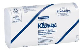 Kimberly-Clark Professional* Kleenex® Scottfold® 12.4" X 9.4" 1-Ply White Paper Towel (120 Per Pack, 25 Pack Per Case)
