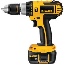 DEWALT® 18 V Lithium-Ion 500/1700 RPM Cordless Compact Hammer Drill Kit With 1/2" Chuck (Includes 30 Minute Charger