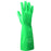 Radnor¬Æ Size 7 Green 13" Flock Lined 15 mil Unsupported Nitrile Gloves With Sand Patch Finish