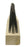 Weiler® 5 1/4" V-Groove Scratch Brush With 13 3/4" X 1 1/8" Block, 3 X 14 Rows, Hardwood Curved Handle And .012" X 1 1/4" Steel Trim